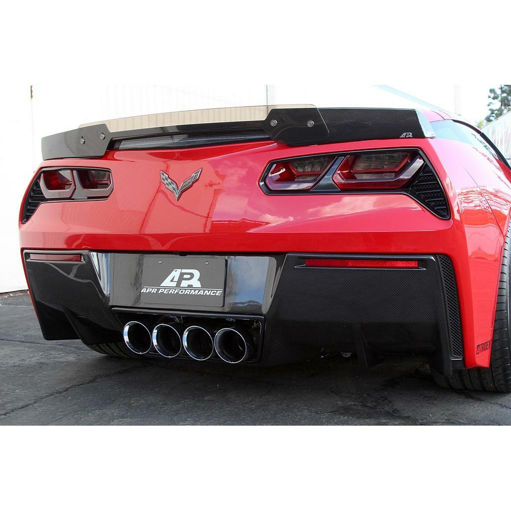 APR Rear Spoiler Version II Track Pack W/O Wickerbill (2014-up Corvette C7) - AS-105722