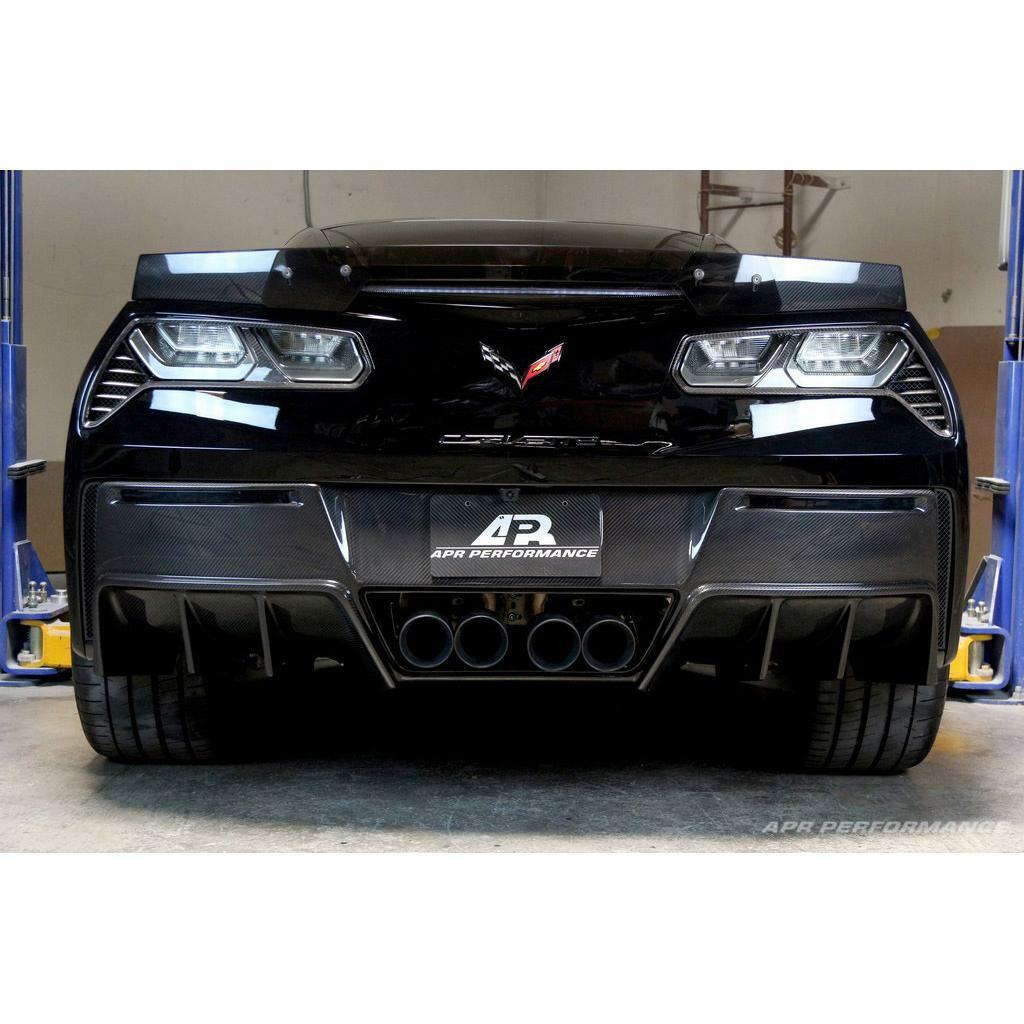 APR Carbon Fiber Rear Diffuser Without Under Tray (2014-2019 Corvette) - AB-277029