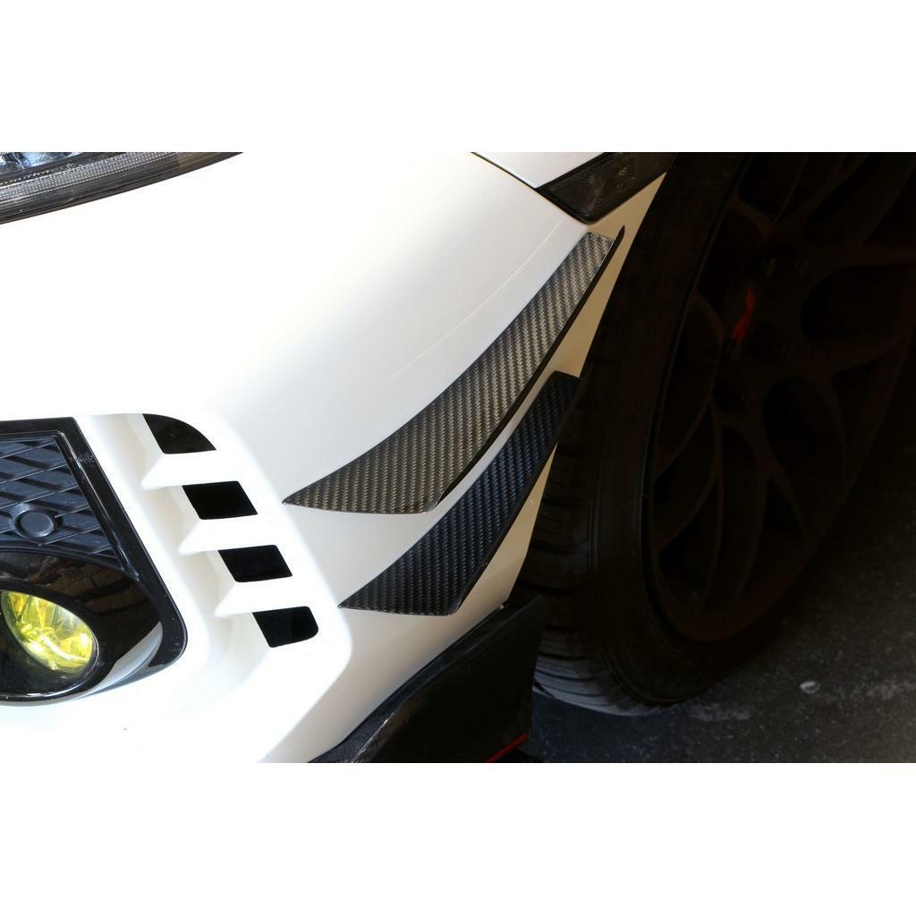 APR Carbon Fiber Front Bumper Canards (2017-up Type R) - AB-917002