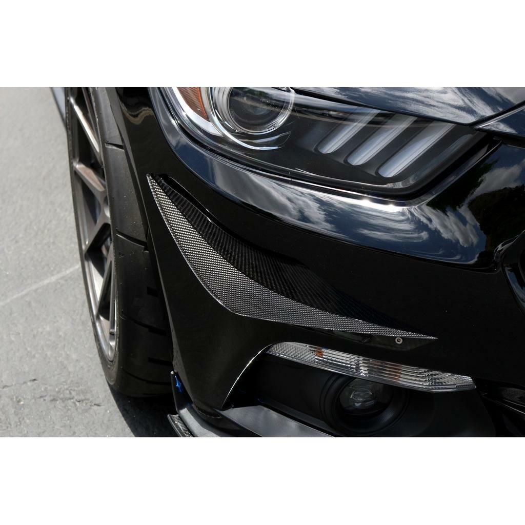 APR Carbon Fiber Front Bumper Canards (2015-2017 Mustang) - AB-201510