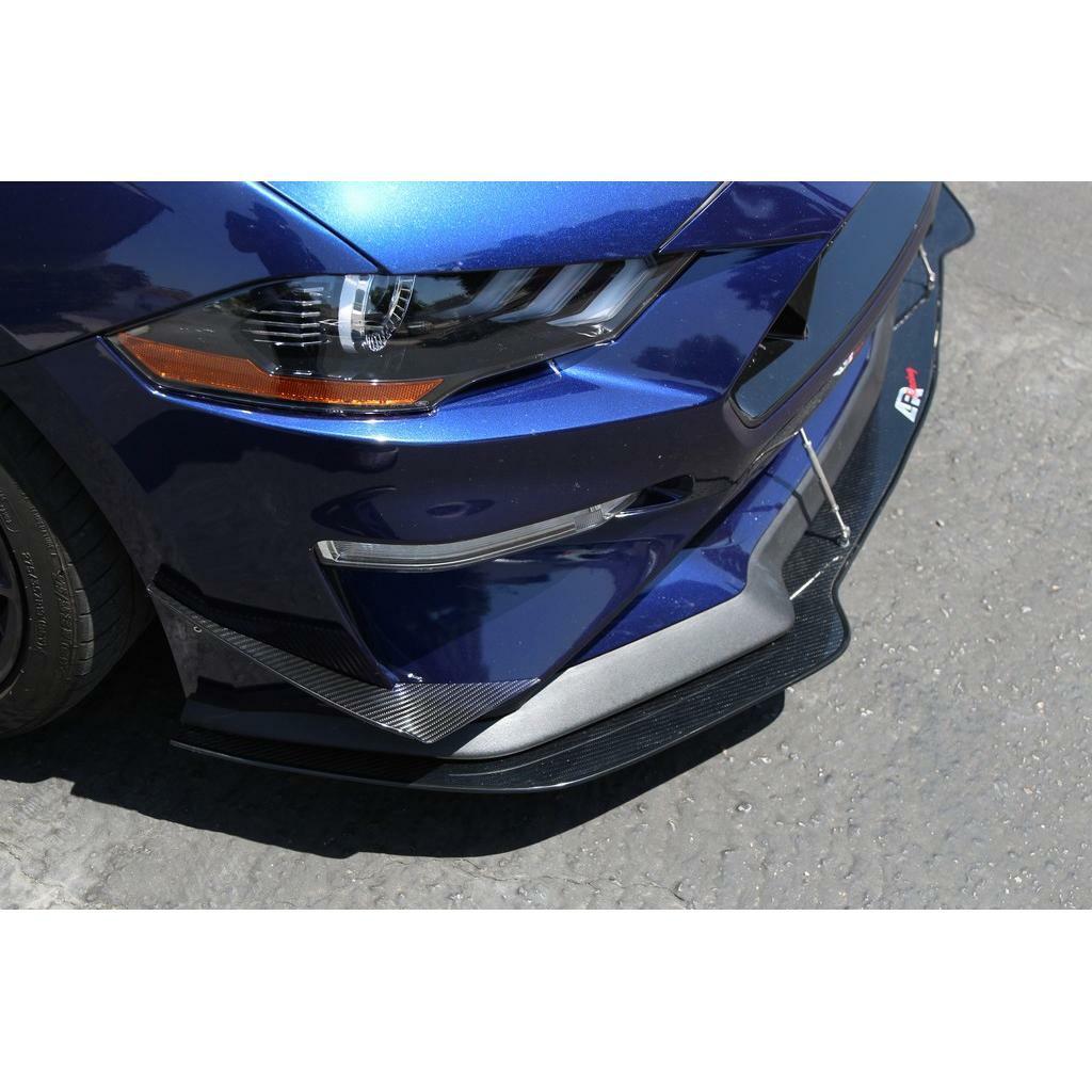 APR Carbon Fiber Front Bumper Canards (2018-up Mustang) - AB-201810
