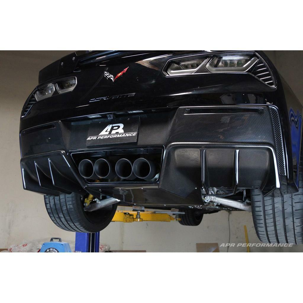 APR Carbon Fiber Rear Diffuser With Undertray (2014-2019 Corvette) - AB-277030