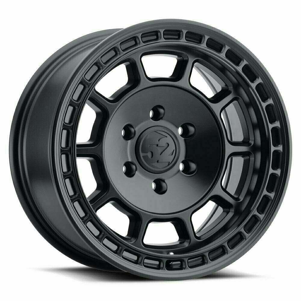 fifteen52 17x8.5 (6x139.7TRAVERSE HD Wheel, 4.75 BS in ASPHALT BLACK (SATIN BLACK) - RHDAB-178569-00