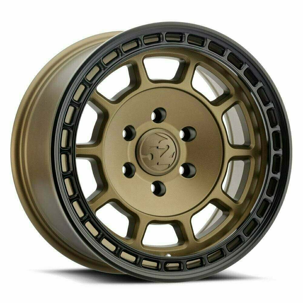 fifteen52 17x8.5 (6x139.7TRAVERSE HD Wheel, 4.75 BS in BLOCK BRONZE (MATTE BRONZE/SATIN BLACK RING) - RHDBB-178569-00