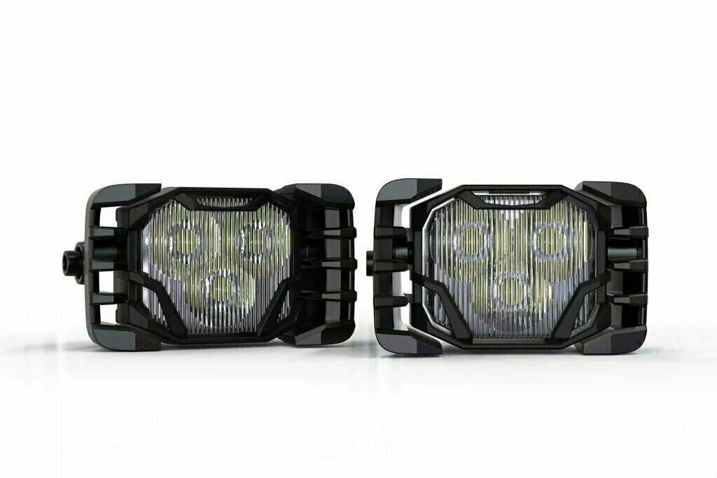Morimoto 4Banger Fog Light Kit: 17+ Super Duty (HXB Yellow Wide Beam) - 4B-FOG-F2-1035