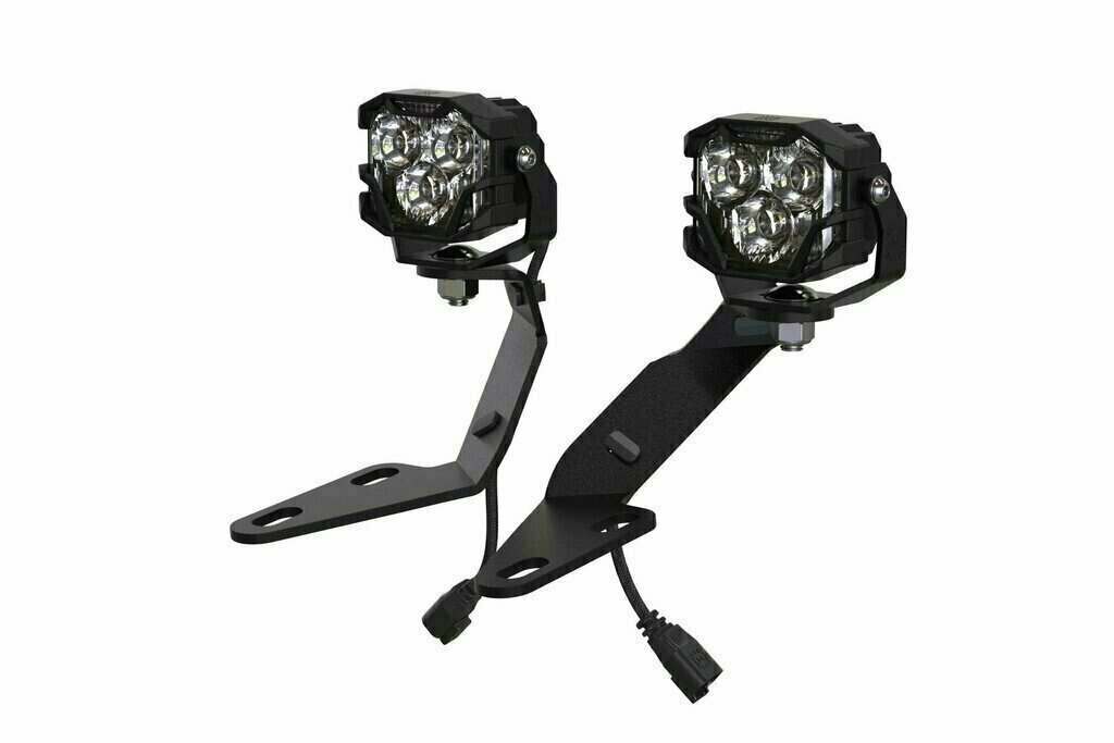 Morimoto 4Banger A-Pillar Kit: 14-22 4Runner (NCS White Spot Beam) - 4B-PLR-KIT-1036