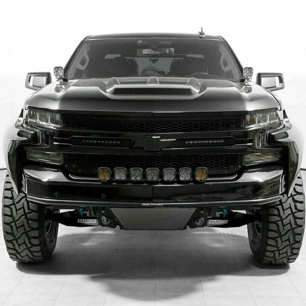 Advanced Fiberglass Concepts 2019-2021 Chevrolet Silverado 1500 Hood (Carbon Fiber) - Carbon Fiber Vents - AFC 182-CFV
