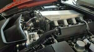 East Coast Supercharging C7 Z06 NOVI 2200HD 8-Rib Belt Drive SC Conversion Kit w/ G1 Pro Intake  Manifold Black Kit.