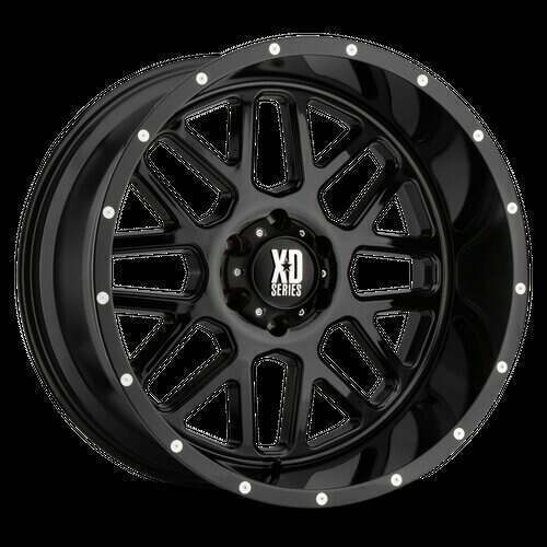 XD Wheels XD820 Grenade 18X8 in Gloss Black - 5X4.5 Bolt, 38 Offset - XD82088012338