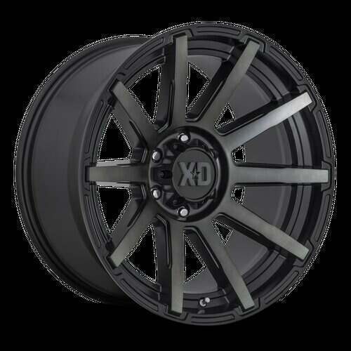 XD Wheels XD847 Outbreak 18X9 in Satin Black W/ Gray Tint - 6X120 Bolt, 0 Offset - XD84789077400