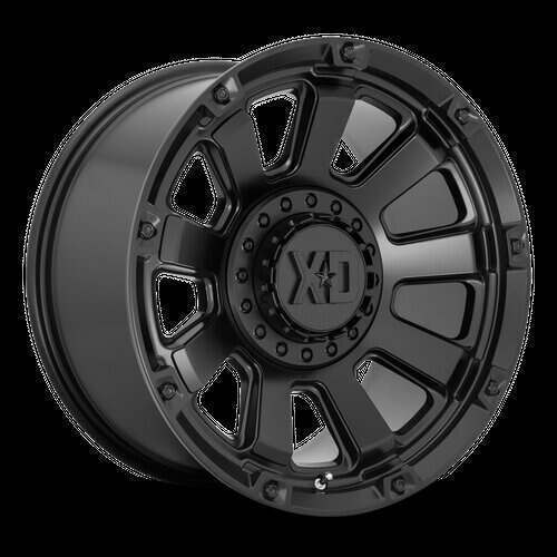 XD Wheels XD852 Gauntlet 17X9 in Satin Black - 5X5.0/5.5 Bolt, 0 Offset - XD85279035700