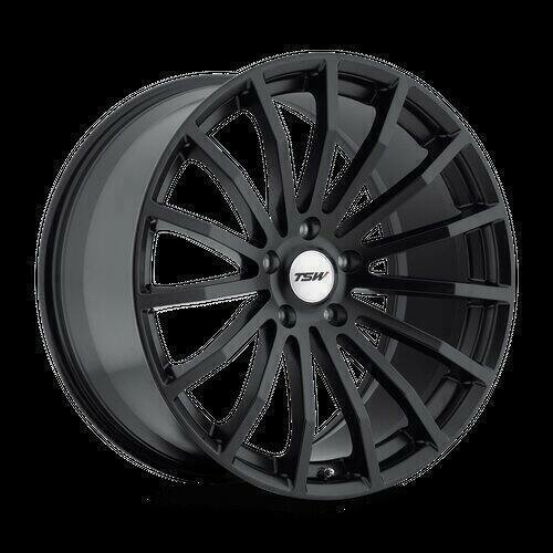 TSW Wheels Mallory 17X8 in Matte Black - 5X100 Bolt, 35 Offset - 1780MAL355100B72