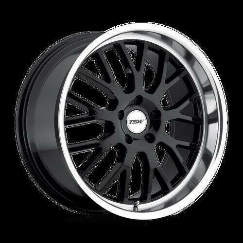 TSW Wheels Tremblant 18X8 in Gloss Black W/ Mirror Cut Lip - 5X120 Bolt, 20 Offset - 1880TRM205120B76