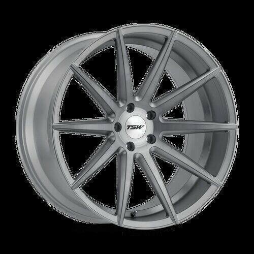 TSW Wheels Clypse 22X9 in Titanium W/ Matte Brushed Face - 5X4.5 Bolt, 37 Offset - 2290CLP375114S76