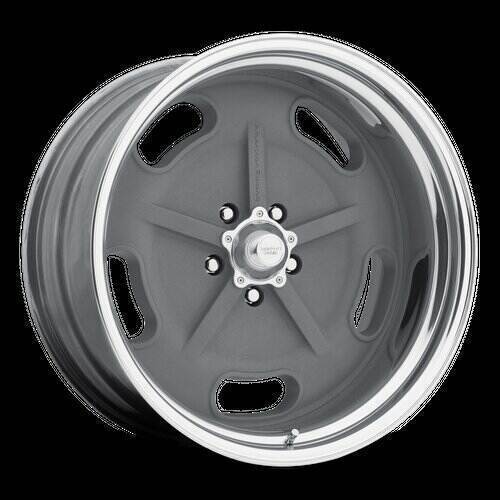 American Racing Wheels VN470 Salt Flat 17X9.5 in Mag Gray W/ Center Polished Barrel - 5X4.75 Bolt, 0 Offset - VN4707956152