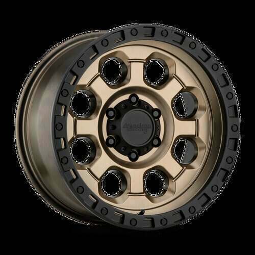 American Racing Wheels AR201 18X9 in Matte Bronze W/ Black Lip - 8X170 Bolt, 0 Offset - AR20189087600