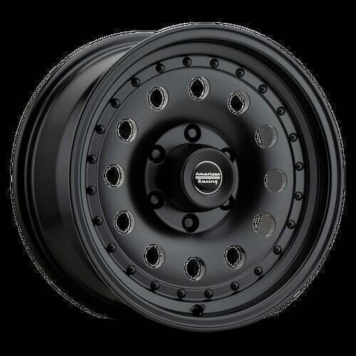 American Racing Wheels AR62 Outlaw Ii 15X8 in Satin Black - 5X4.75 Bolt, -19 Offset - AR625861B