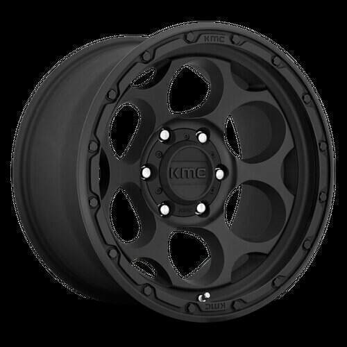 KMC Wheels KM541 Dirty Harry 18X8.5 in Textured Black - 6X5.5 Bolt, 18 Offset - KM54188568718
