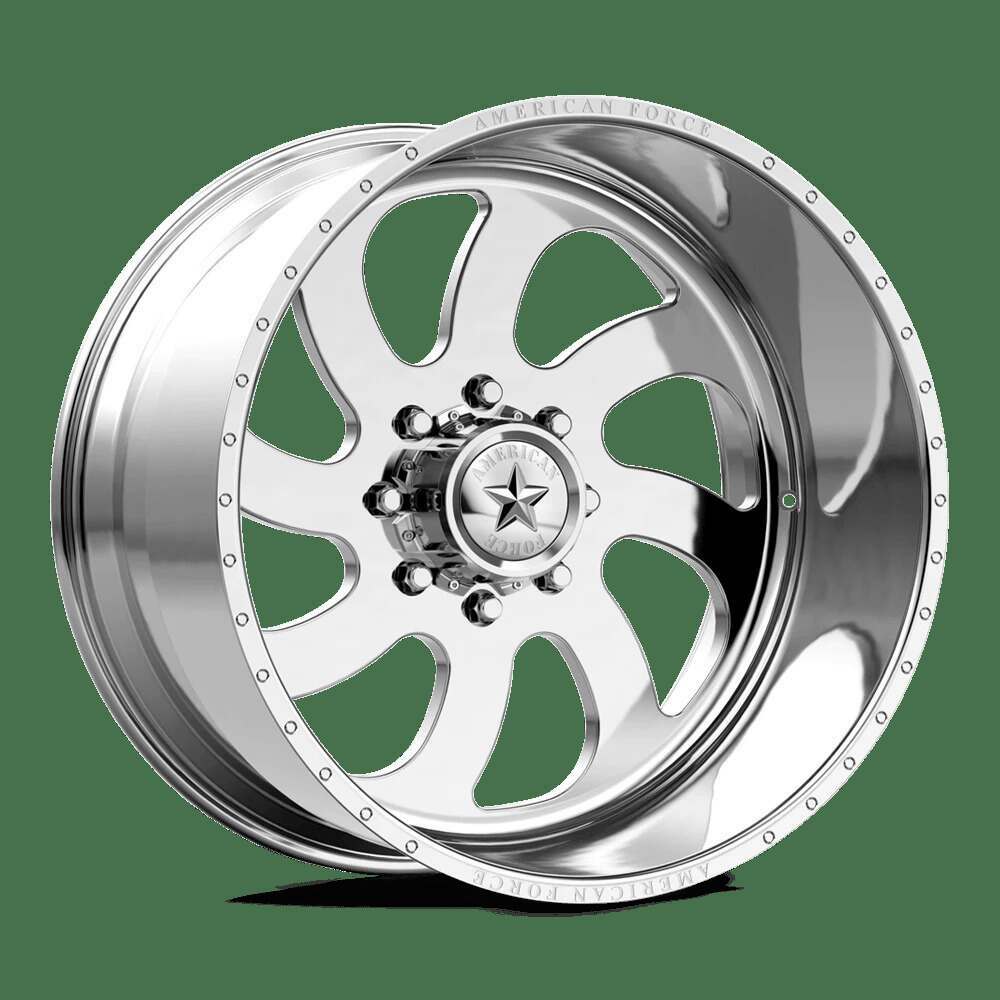 American Force Wheels AFW 76 BLADE SS Wheel - 20X12, 8X180 Bolt, -40 Offset, 4.93BS, Polished - AFTE76RG24-1-21