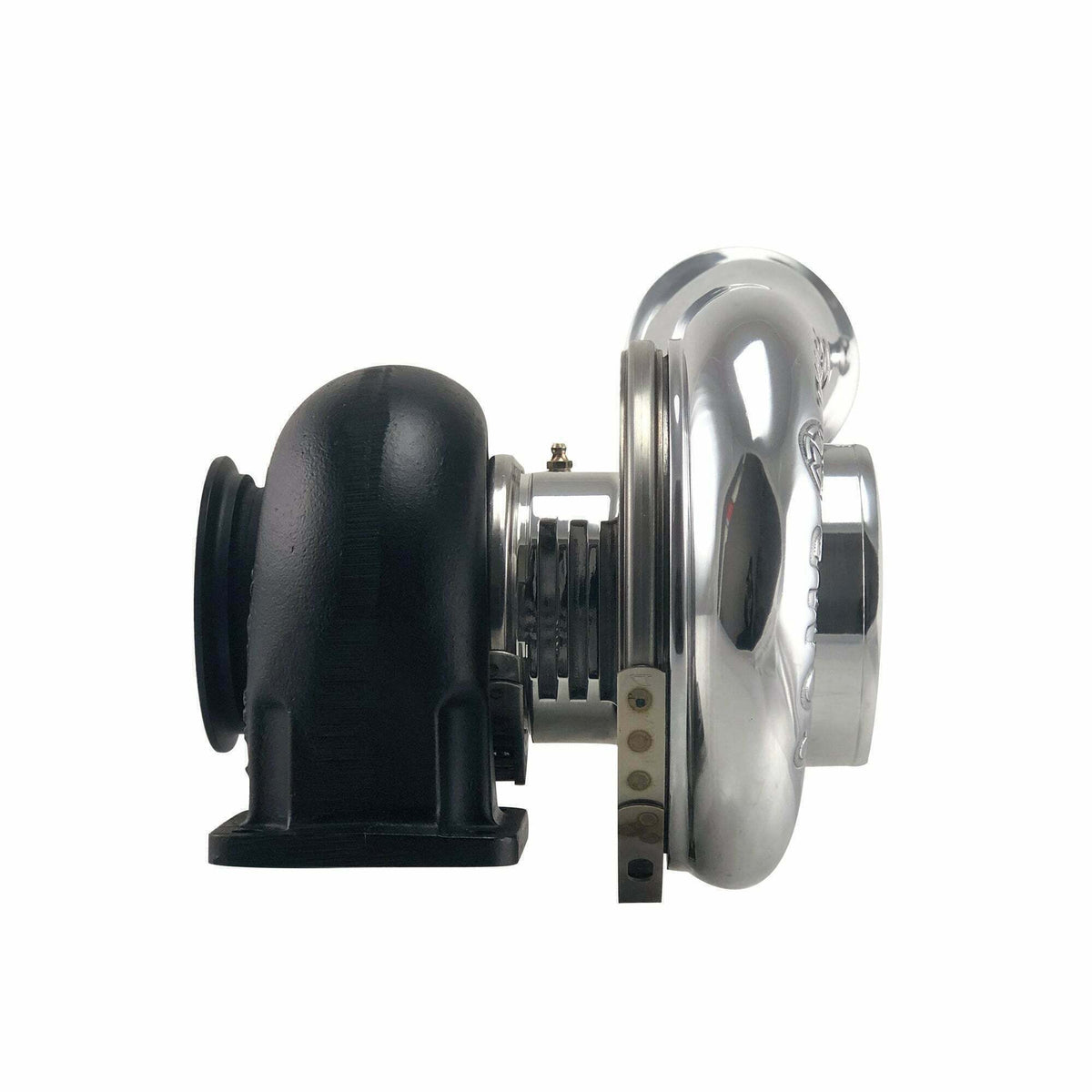 Comp Turbo CTR4828R-8890 Mid Frame Oil Lubricated 2.0 Turbocharger (1850 HP) 1.0 A/R T4 Inlet Twin Scroll 4" V-Band Turbine Housing - ctr4828r-3bb-4828001-R2