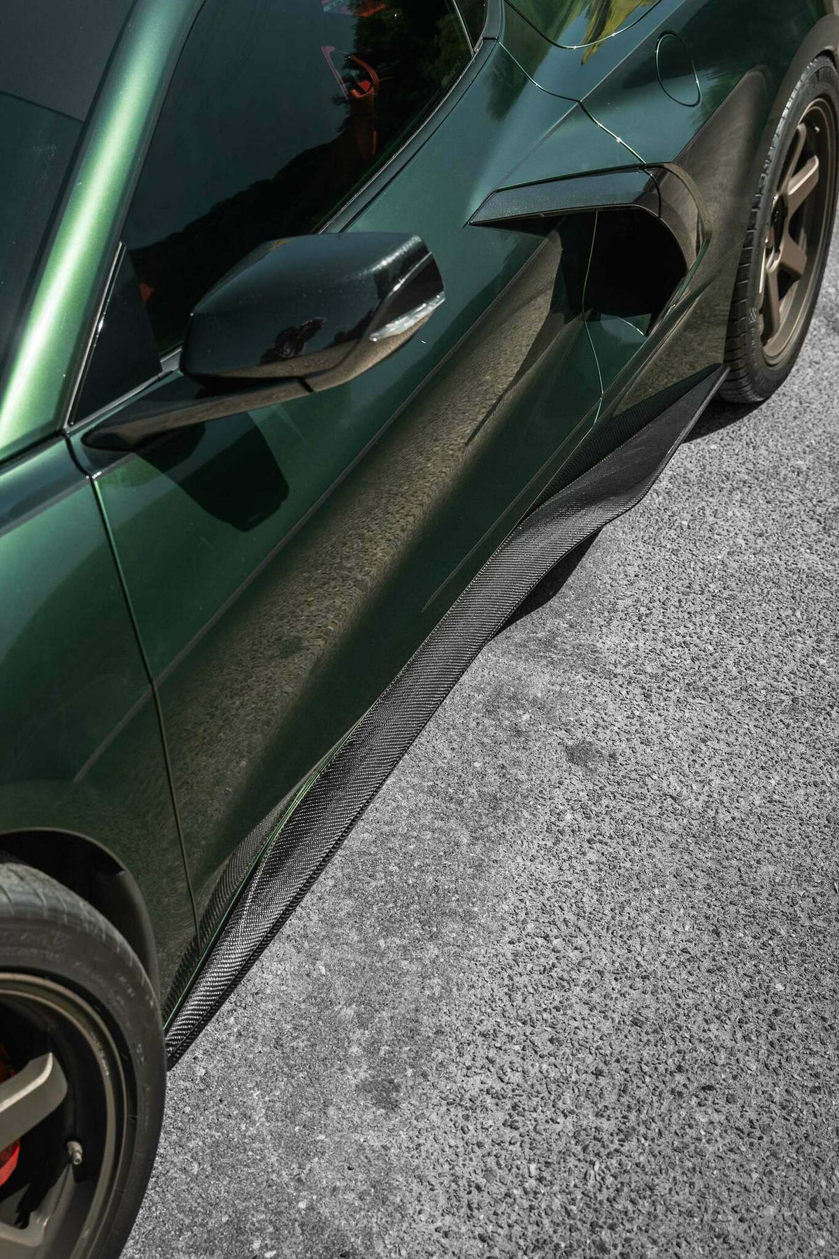 Streethunter Designs C8 Corvette Side Skirt Extensions