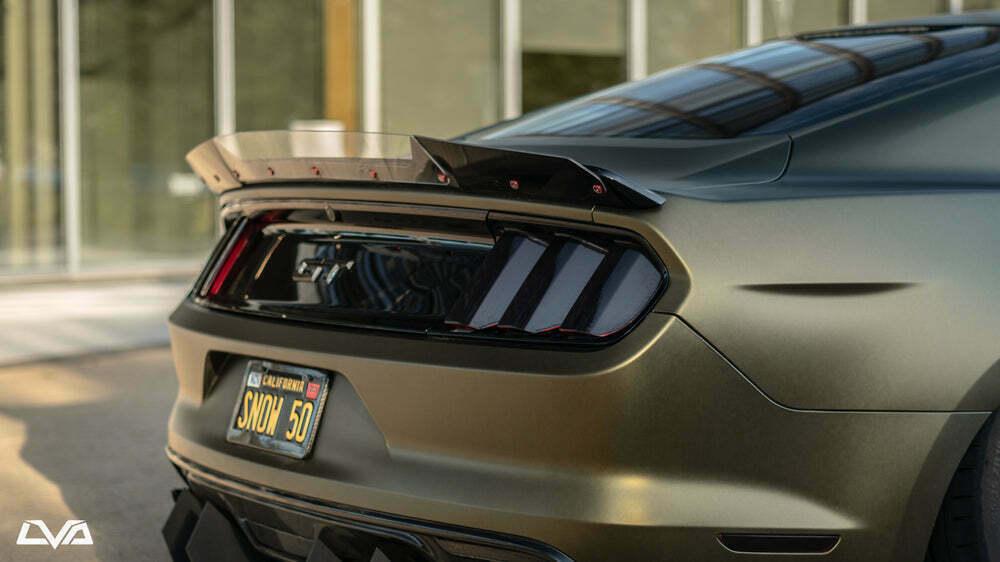 LiquiVinyl LVA 2015-2023 Ford Mustang "ROUSH" Wickerbill - LVA-1522-RSH-WB