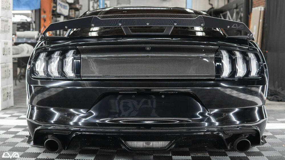 LiquiVinyl LVA 2018-2023 Ford Mustang GT "Performance Package" Wickerbill - LVA-1822-18PP-WB