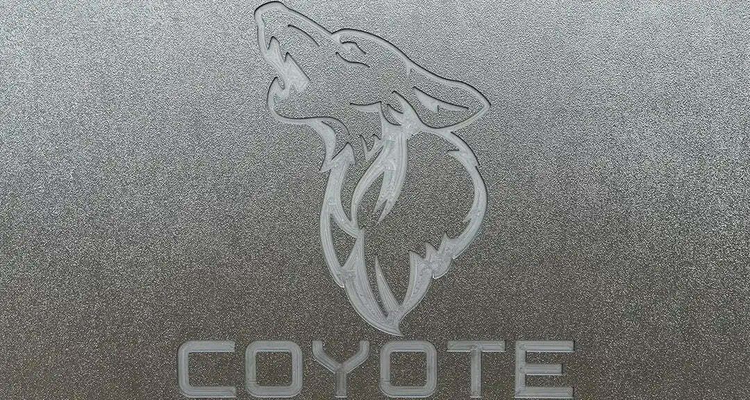 Evans Motorsport Performance Lightweight Racer Rear Seat Delete Kit with Coyote Engraving (2015-2023 Ford Mustang All except convertibles) - EMP-MRSD-S550-COY