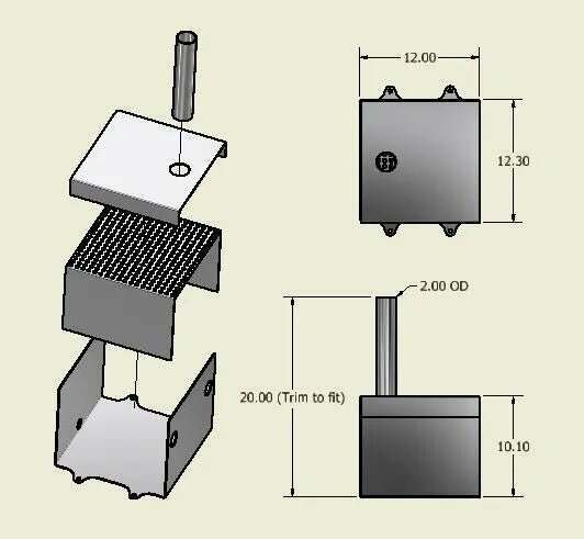 BL Fabrications Universal Puke Tank Unwleded 30 - BL-FAB-PK-TNK-NWL