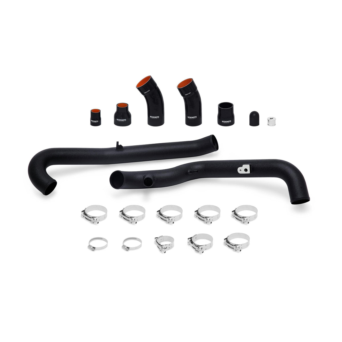 Mishimoto Ford Fiesta ST Intercooler Pipe Kit, 2014-2019 Wrinkle Black (2014-2016 Fiesta) - MMICP-FIST-14WBK