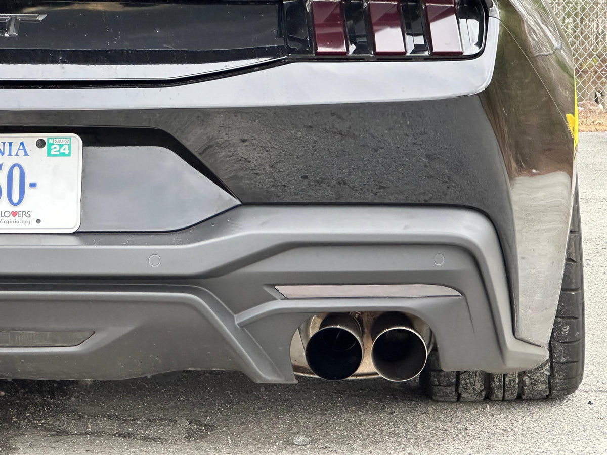 Anchor Room Rear Bumper Marker Lens Vinyl Black Out (2018-2023 Mustang) - Matte Black - 18FM_RBM_M