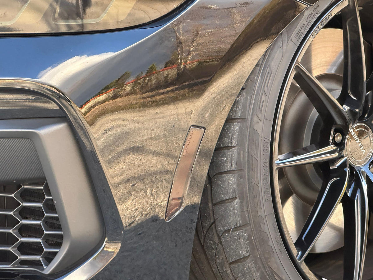 Anchor Room Front Side Marker Lens Vinyl Tint - Standard 20% Tint (2024-2026 Mustang) - 24FM_FM