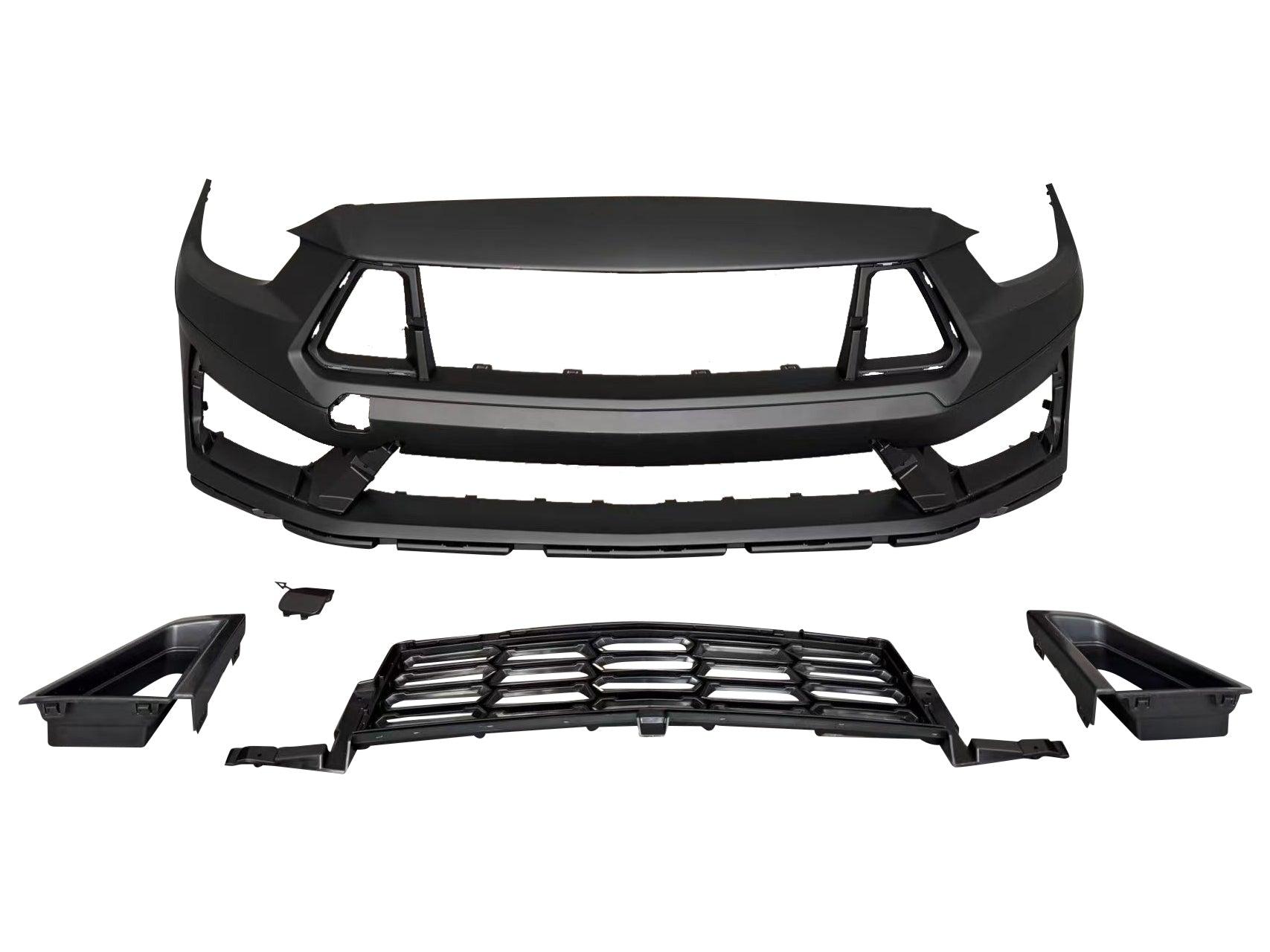 Auto Addict S650 Style Dark Horse Conversion Bumper Kit (2015-2017 Ford Mustang) - AA_MSTG_BUMP_S550_DRK_HRSE_15