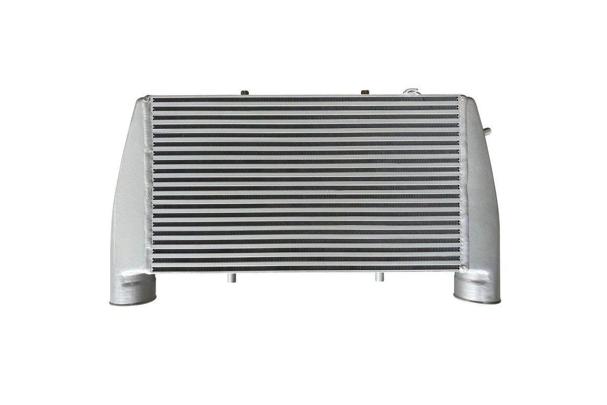 CV Fab Titan High Mount Intercooler (2015-2023 F-150 2.7L/3.5L/Raptor EcoBoost; 2021-2023 3.5L PowerBoost) (Silver) - 1523FMIC-SV