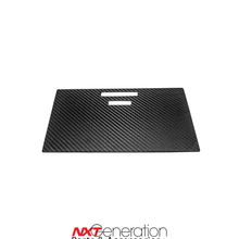California Pony Cars Carbon Fiber Front Console Sliding Cubby Door Cover (2015-2019 F-Series) - INT-159-254
