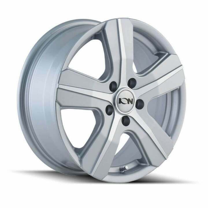 ION Wheels Type 101 16x7 / 5x160 BP / 55mm Offset / 65.1mm Hub Silver/Machined Face Wheel - 101-6741S