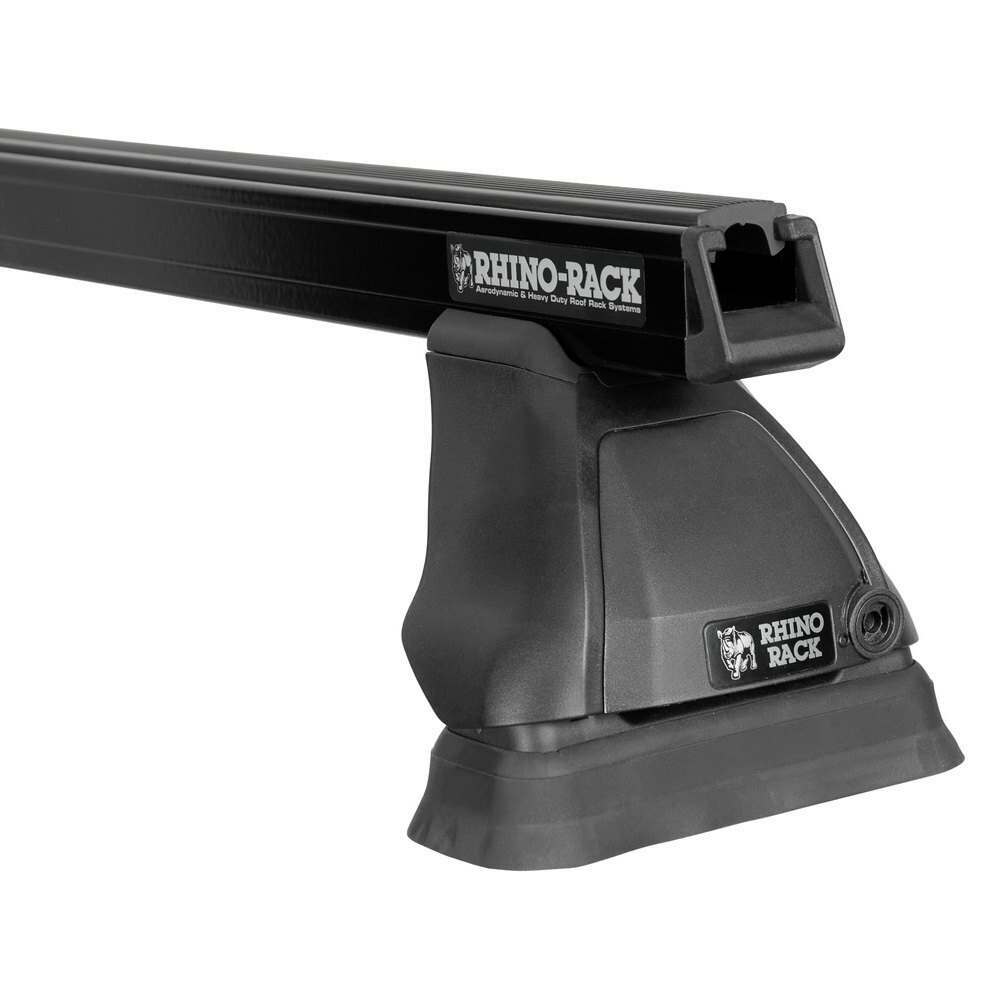 Rhino-Rack 13-16 Mazda CX-5 4 Door SUV FMP Heavy Duty 2500 2 Bar Roof Rack - Black - JA0156