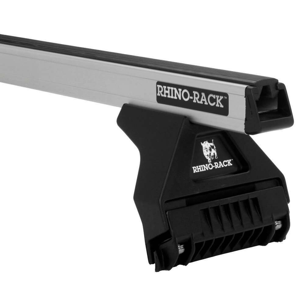 Rhino-Rack 91-97 Toyota Land Cruiser 4 Door SUV Heavy Duty RL110 4 Bar Roof Rack - Silver - JA0783