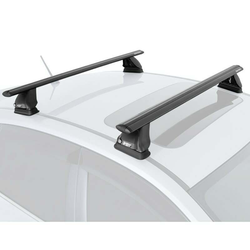 Rhino-Rack 06-11 BMW 3 Series 4 Door Sedan FMP Vortex 2500 2 Bar Roof Rack - Black - JA1915