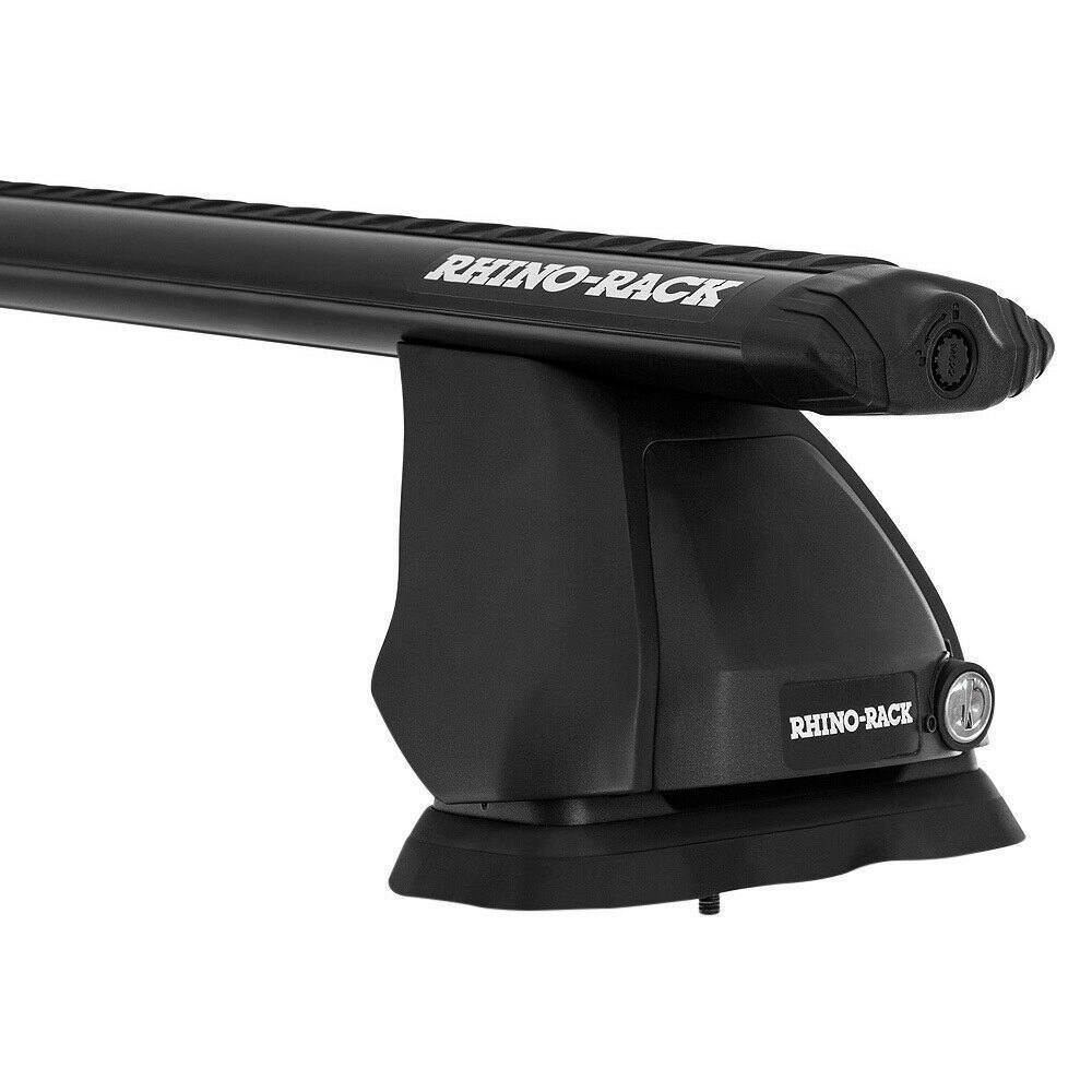 Rhino-Rack 98-02 Mercedes-Benz CLK Class Coupe Vortex 2500 Ditch Mount 2 Bar Roof Rack - Black - JA8541