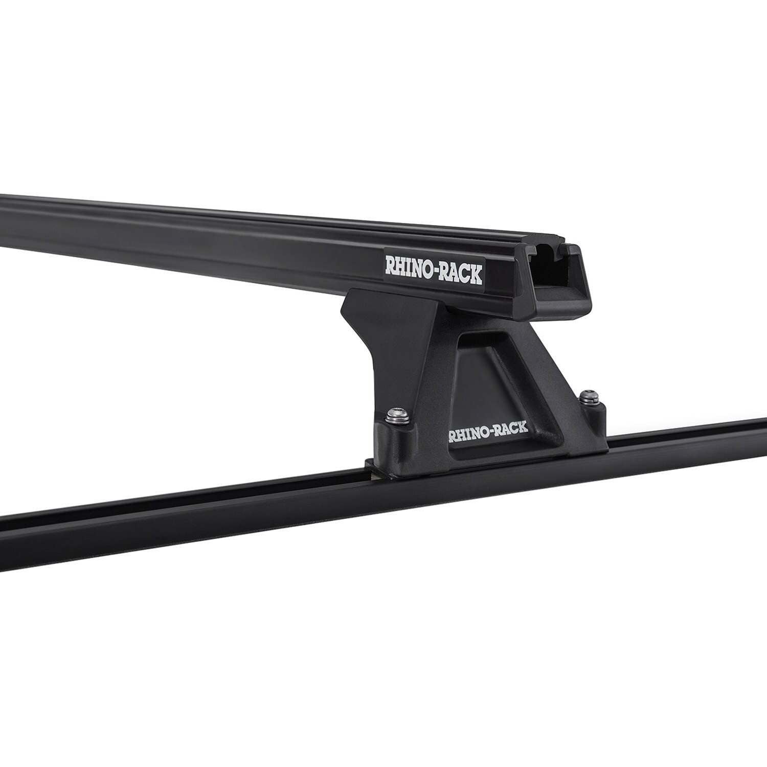 Rhino-Rack 93-98 Jeep Grand Cherokee 4 Door SUV Heavy Duty RLTF Track Mount 2 Bar Roof Rack - Black - JA8758