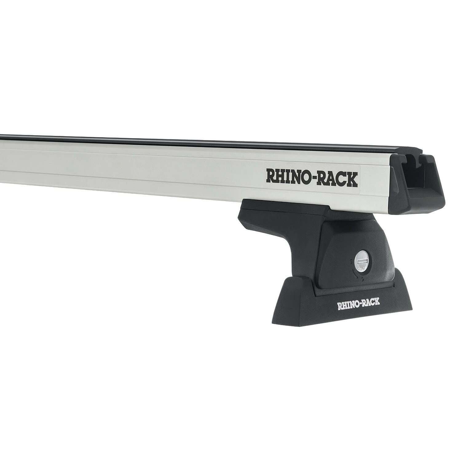 Rhino-Rack 16-20 Toyota Tacoma 4 Door Pick Up Heavy Duty RLT600 Ditch Mount 2 Bar Roof Rack - Silver - JA9111