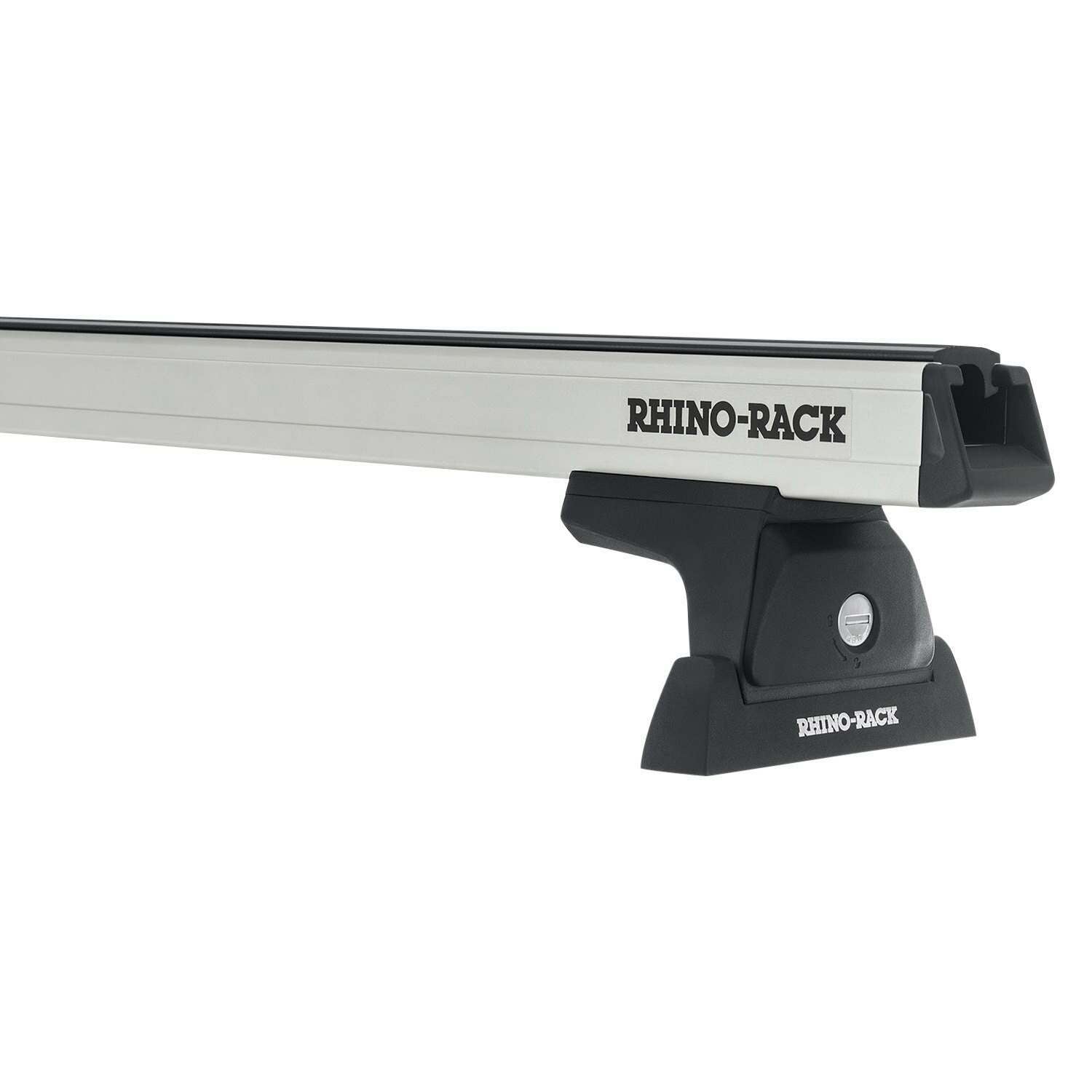 Rhino-Rack 17-21 Nissan NV 3 Door Van Heavy Duty RLT600 Ditch Mount 2 Bar Roof Rack - Silver - JA9386