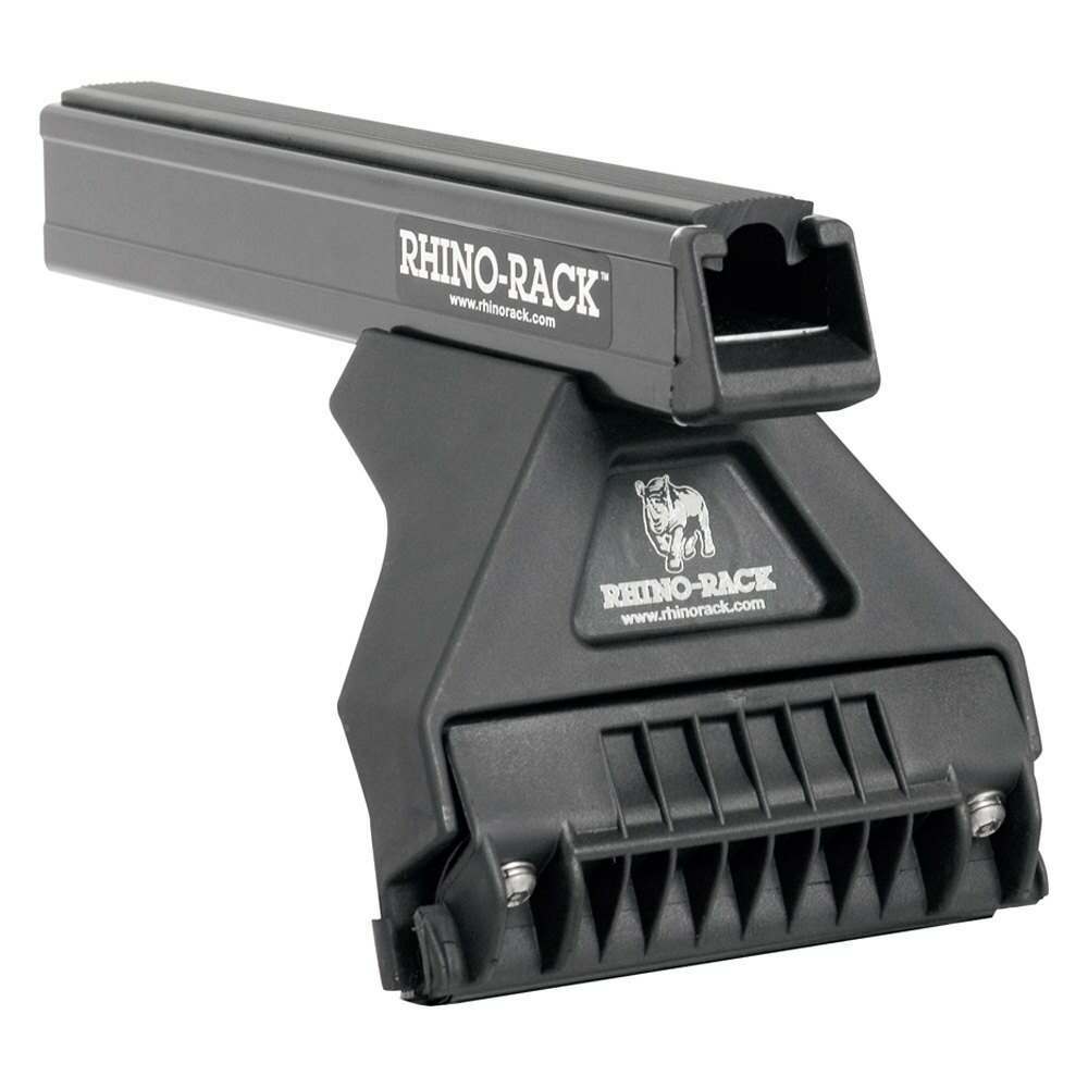Rhino-Rack 18-21 Jeep Wrangler 4 Door SUV Heavy Duty RL110 3 Bar Roof Rack - Black - JB0105