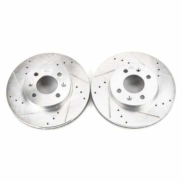 Power Stop 06-11 Hyundai Accent Front Evolution Drilled & Slotted Rotors - Pair - JBR1159XPR