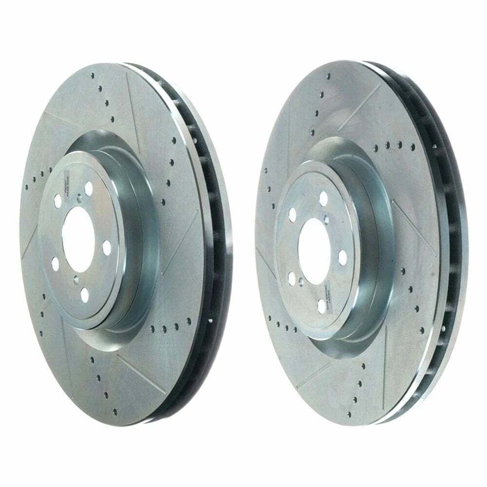 Power Stop 2004 Subaru Impreza Front Evolution Drilled & Slotted Rotors - Pair - JBR1179XPR