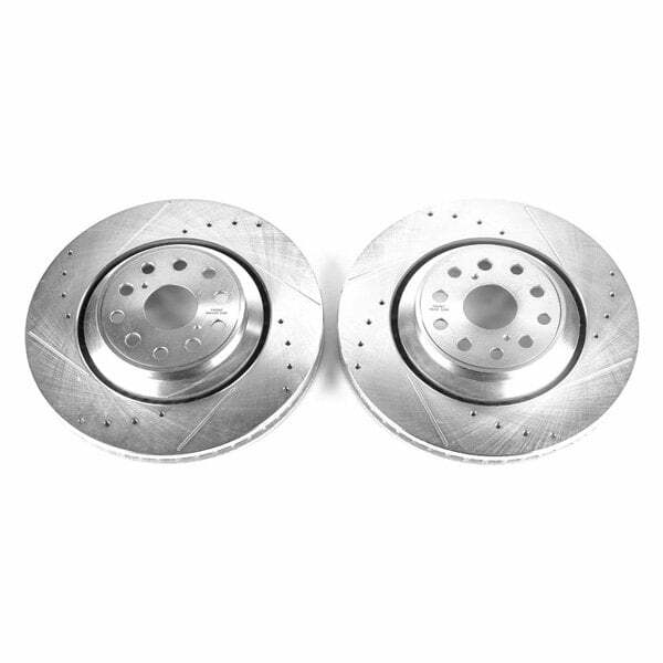 Power Stop 07-17 Lexus LS460 Front Evolution Drilled & Slotted Rotors - Pair - JBR1305XPR
