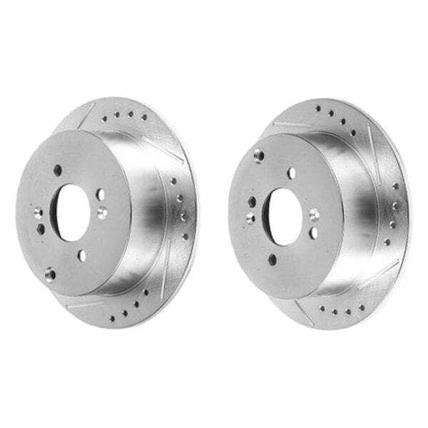 Power Stop 06-08 Hyundai Accent Rear Evolution Drilled & Slotted Rotors - Pair - JBR1334XPR