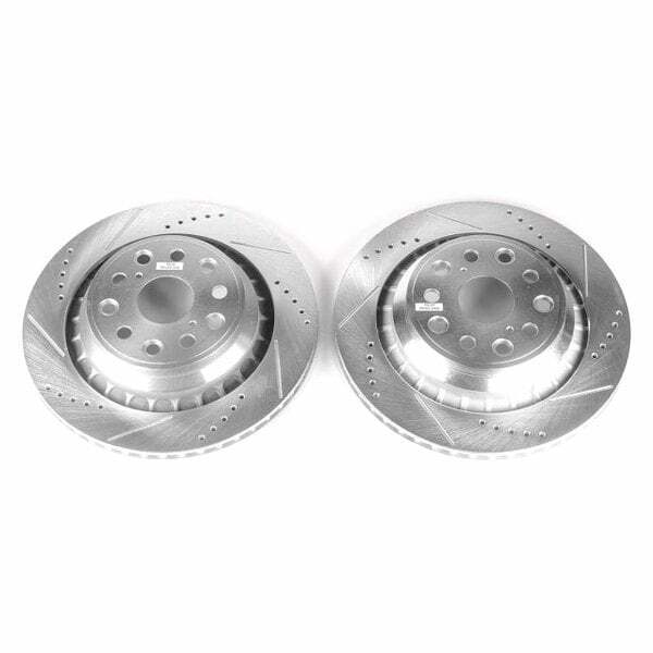 Power Stop 07-17 Lexus LS460 Rear Evolution Drilled & Slotted Rotors - Pair - JBR1352XPR