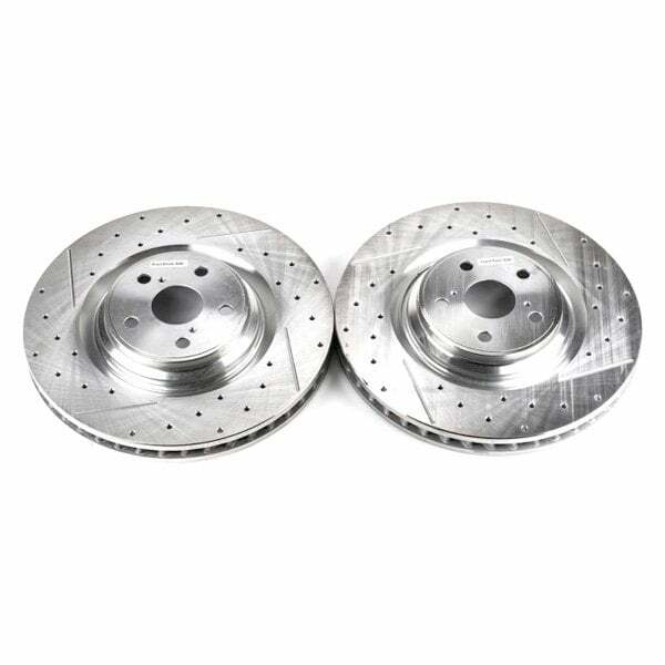 Power Stop 10-17 Lexus LS460 Front Drilled & Slotted Rotor - Pair - JBR1377XPR